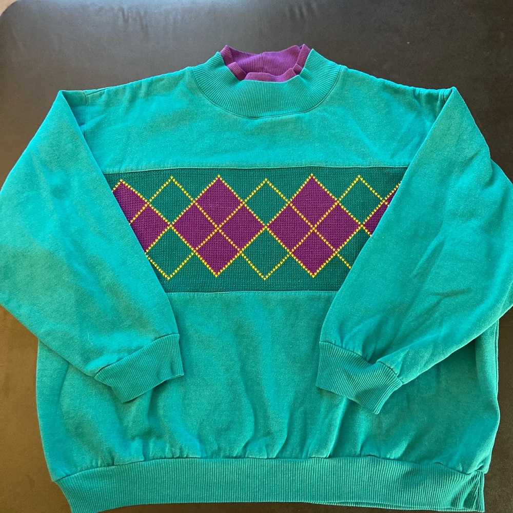 Retro Justin Allen crewneck sweater size 40/20W (large)